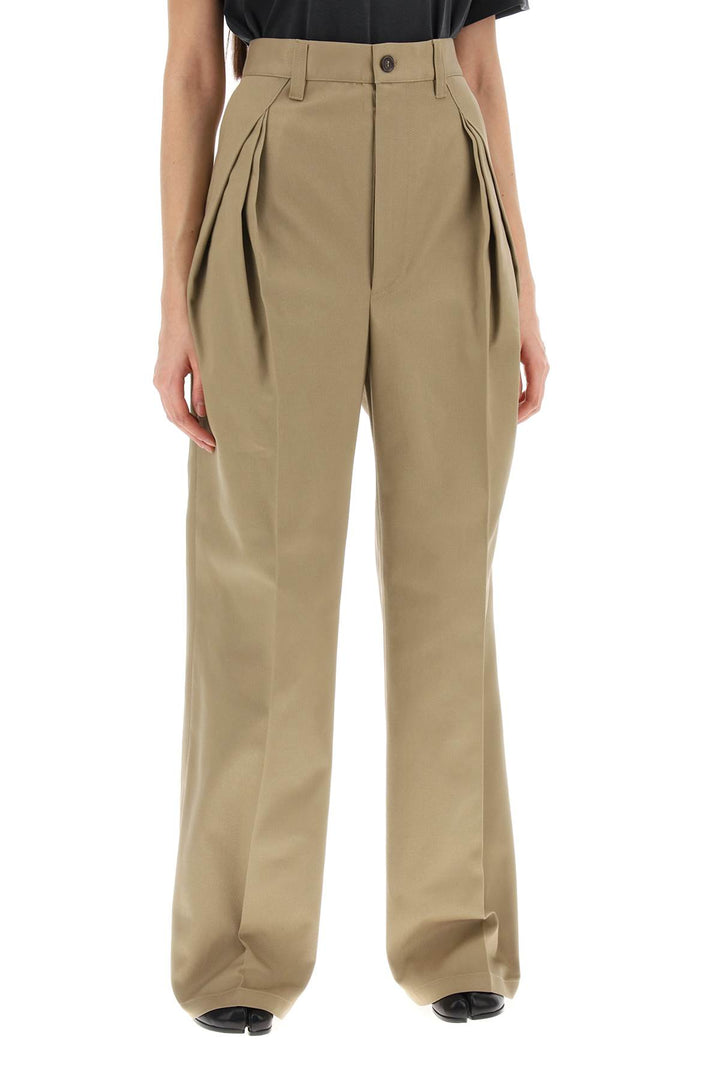 Pantaloni Con Tripla Piega - Maison Margiela - Women