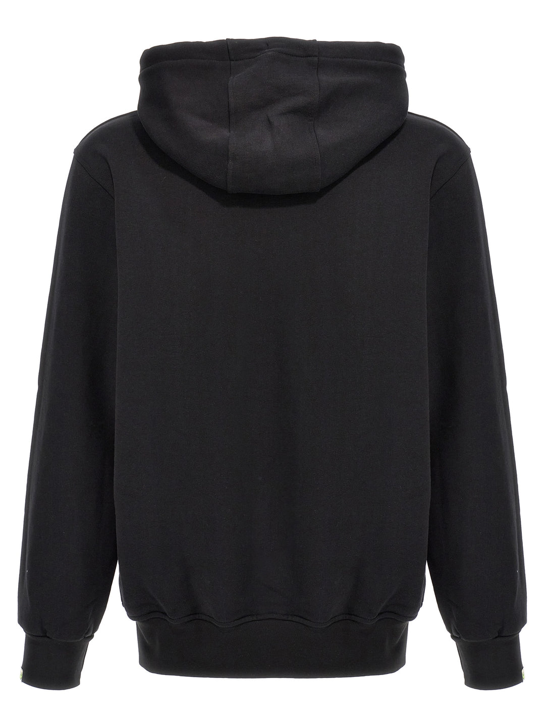 Printed Hoodie Sweatshirt Black