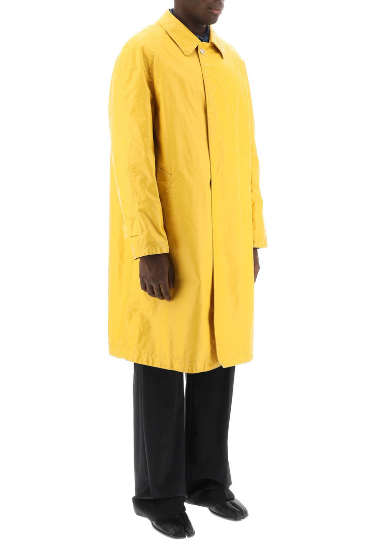 Trench Coat In Worn Out Effect Coated Cotton - Maison Margiela - Men