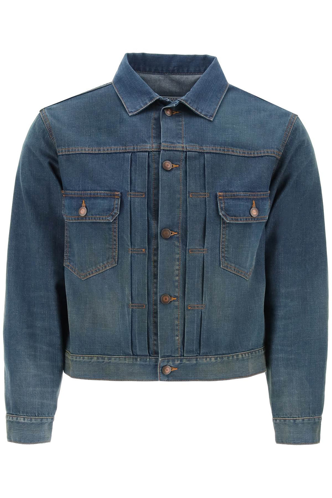 Dirty Effect Denim Jacket - Maison Margiela - Men