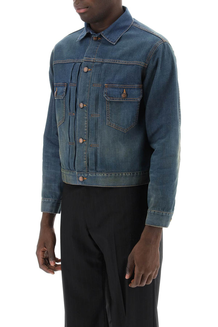 Dirty Effect Denim Jacket - Maison Margiela - Men