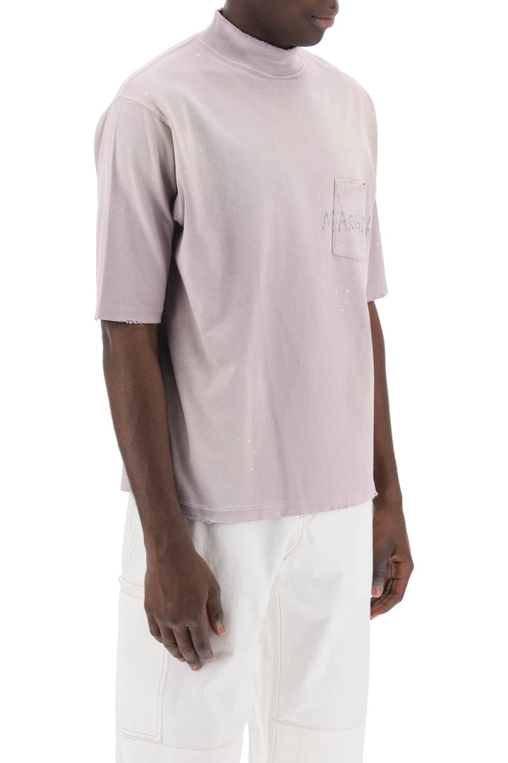 T Shirt Con Logo Scritto A Mano - Maison Margiela - Men