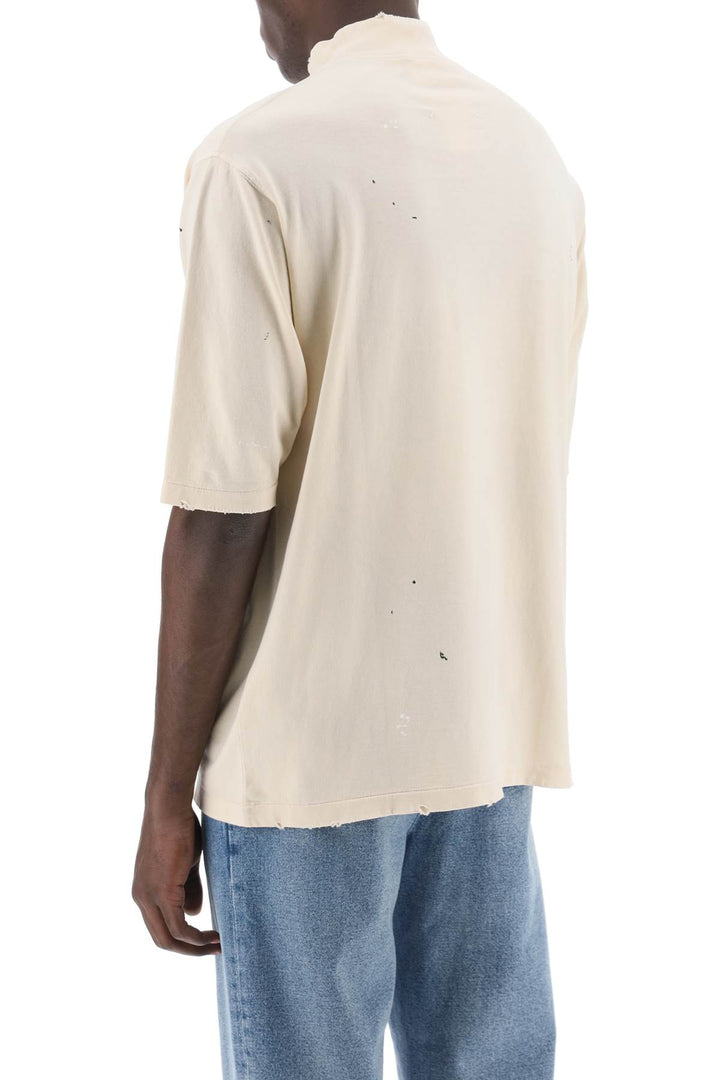 T Shirt Con Logo Scritto A Mano - Maison Margiela - Men