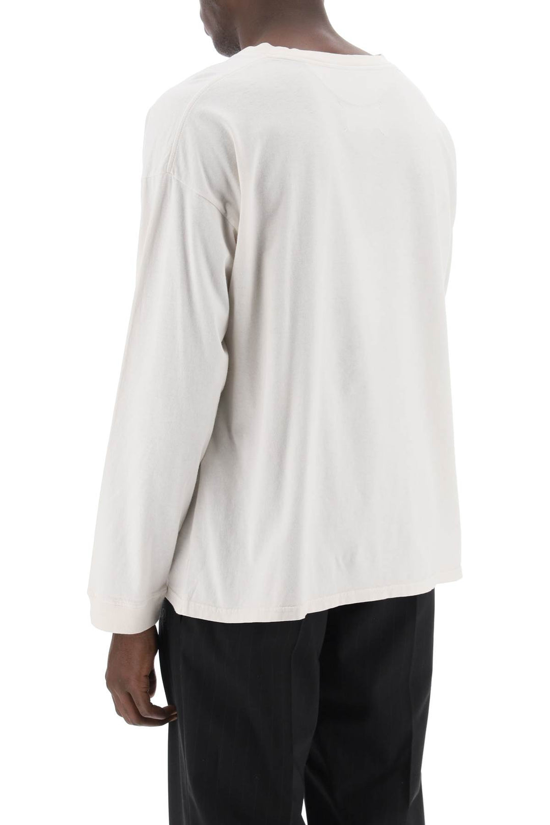 Long Sleeved T Shirt With Print - Maison Margiela - Men