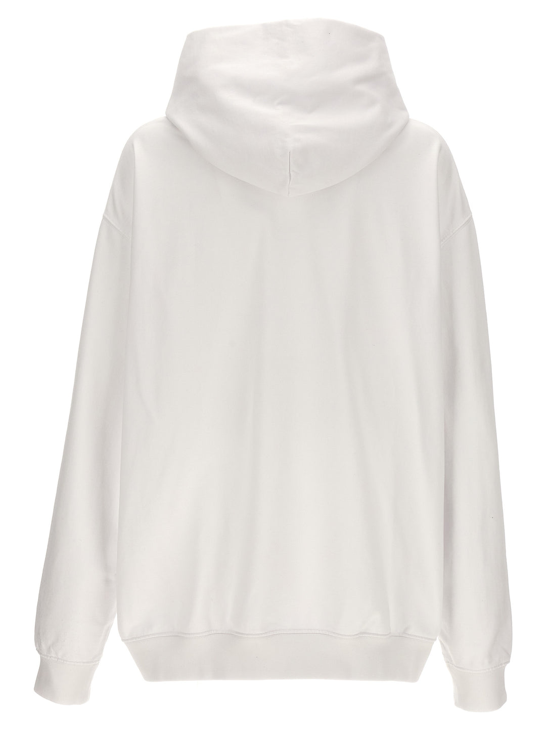 Logo Hoodie Shirt, Blouse White