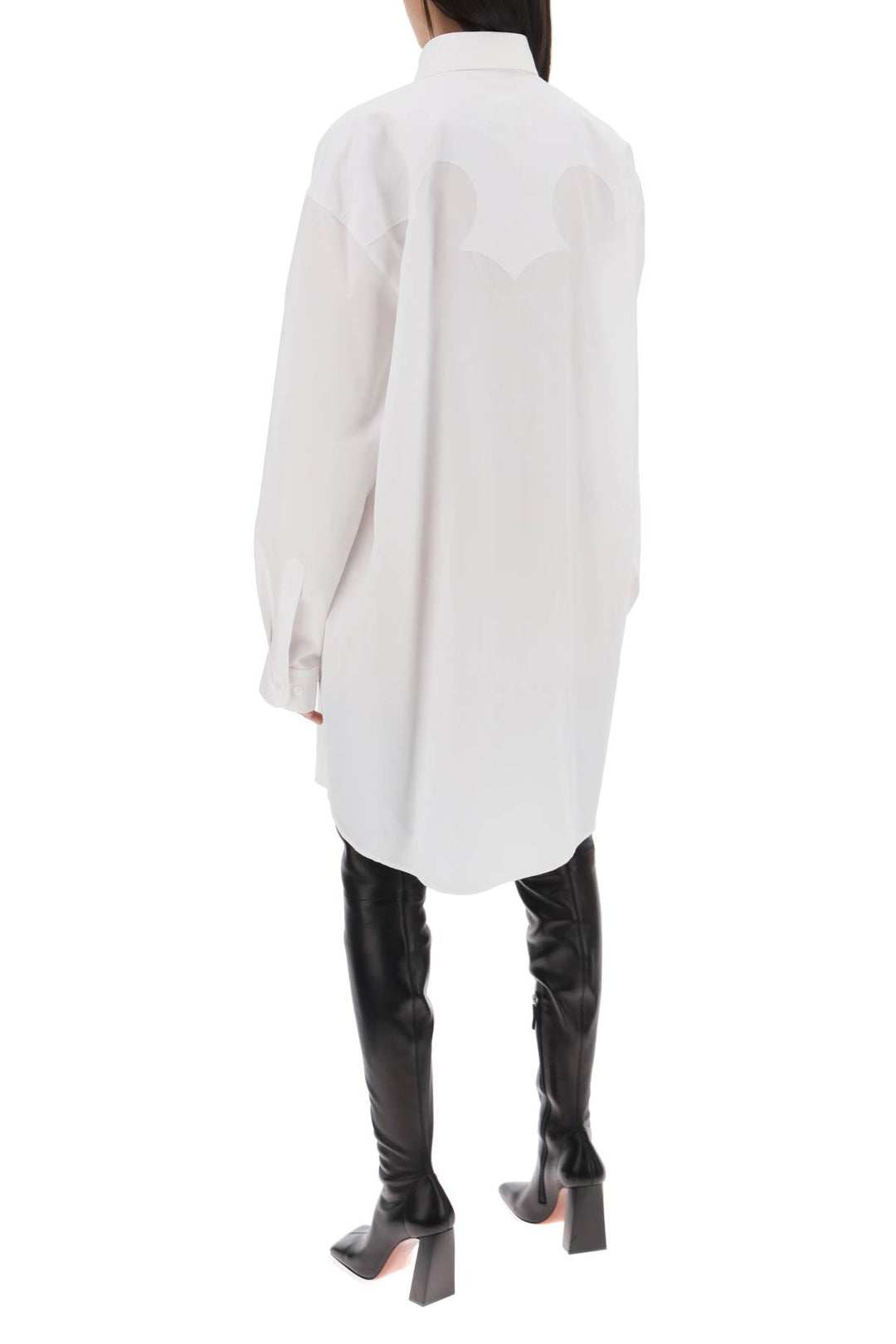 Abito Chemisier In Popeline Di Cotone - Maison Margiela - Women