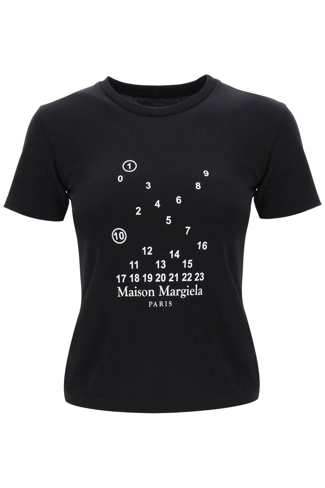 Numeric Print Slim Fit T Shirt - Maison Margiela - Women