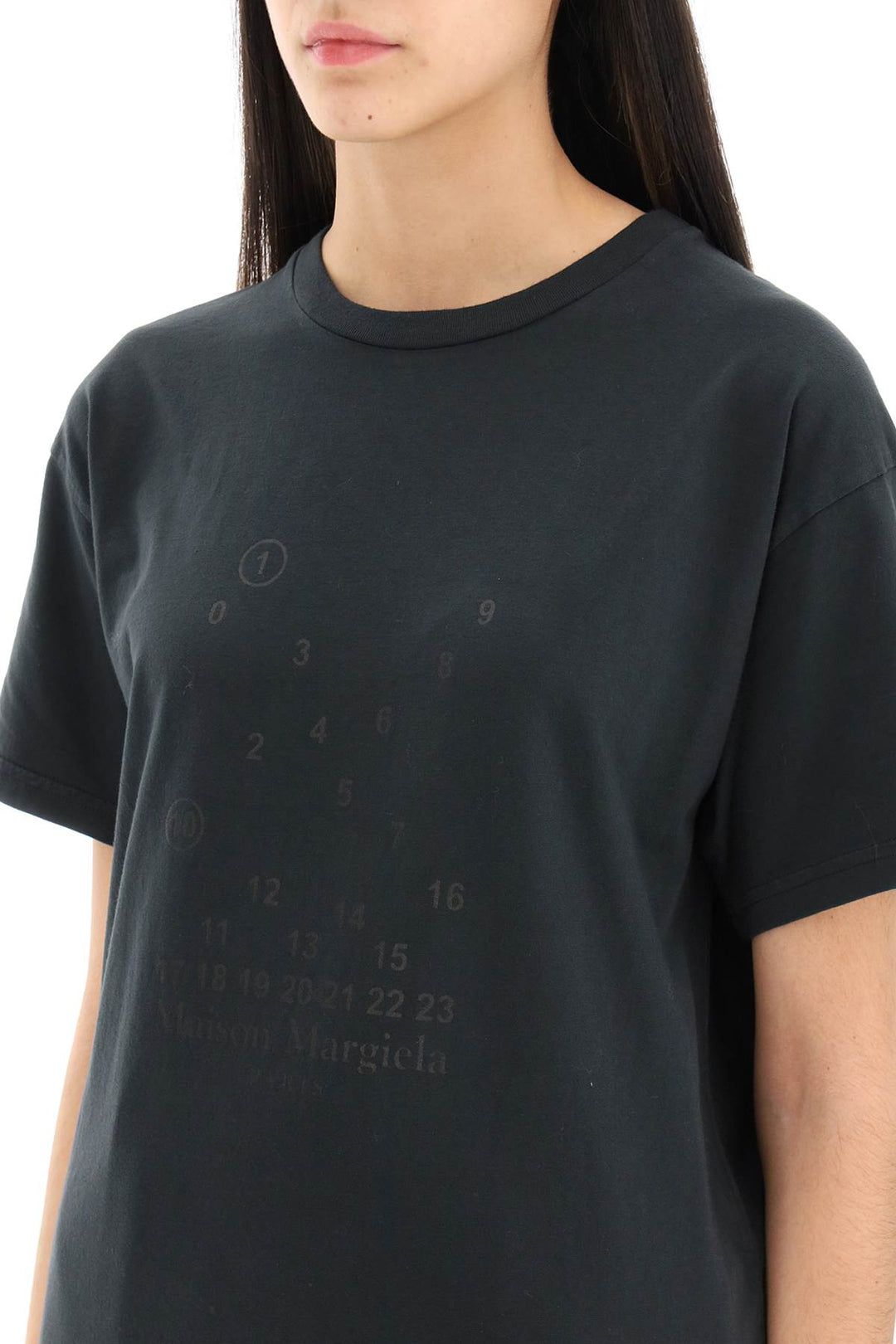 Numeric Logo Print T Shirt - Maison Margiela - Women