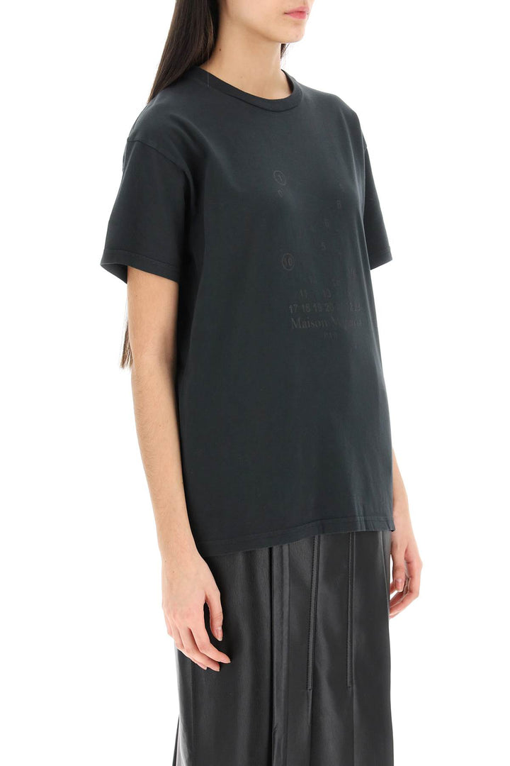 Numeric Logo Print T Shirt - Maison Margiela - Women