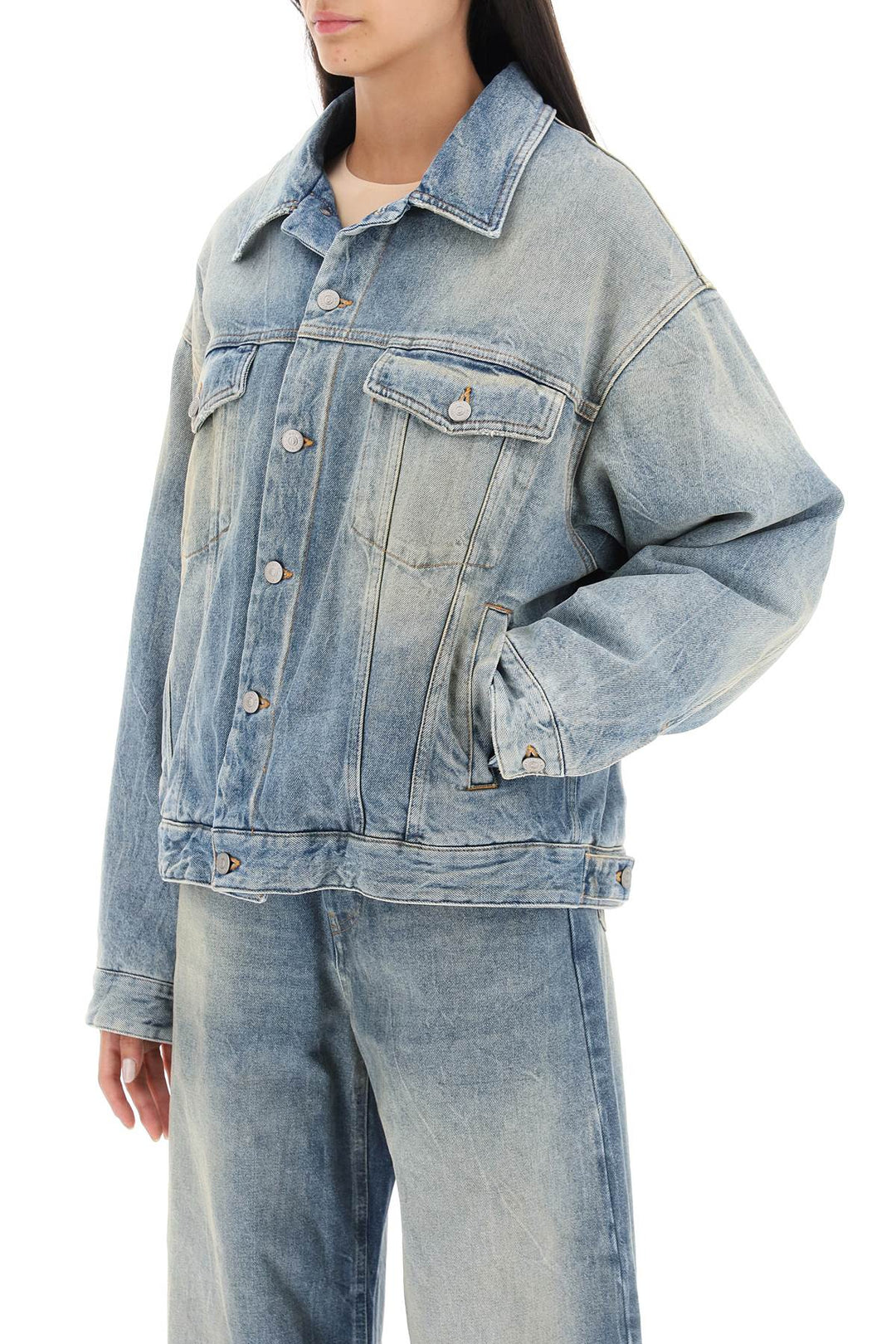 Padded Denim Jacket - MM6 Maison Margiela - Women