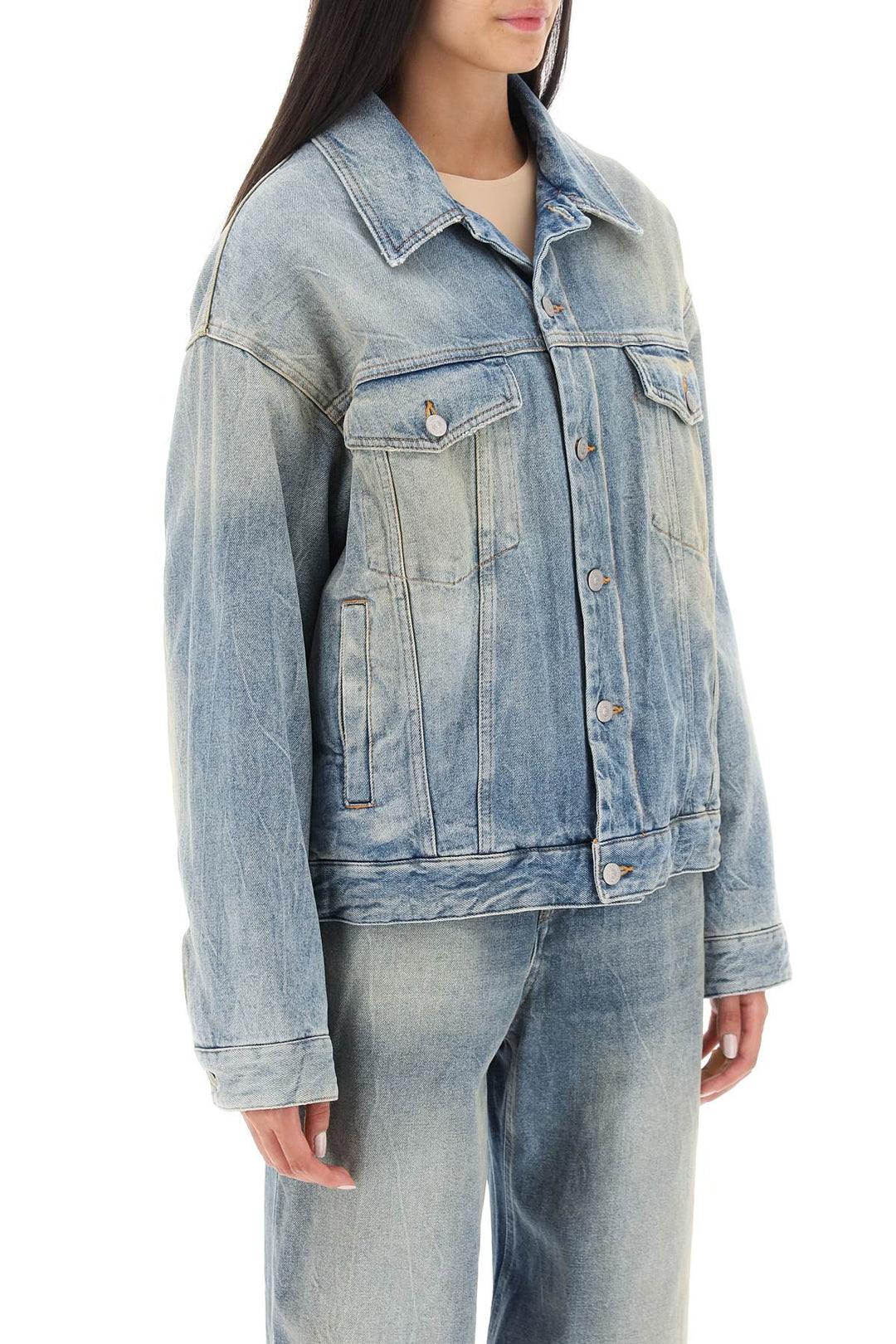 Padded Denim Jacket - MM6 Maison Margiela - Women