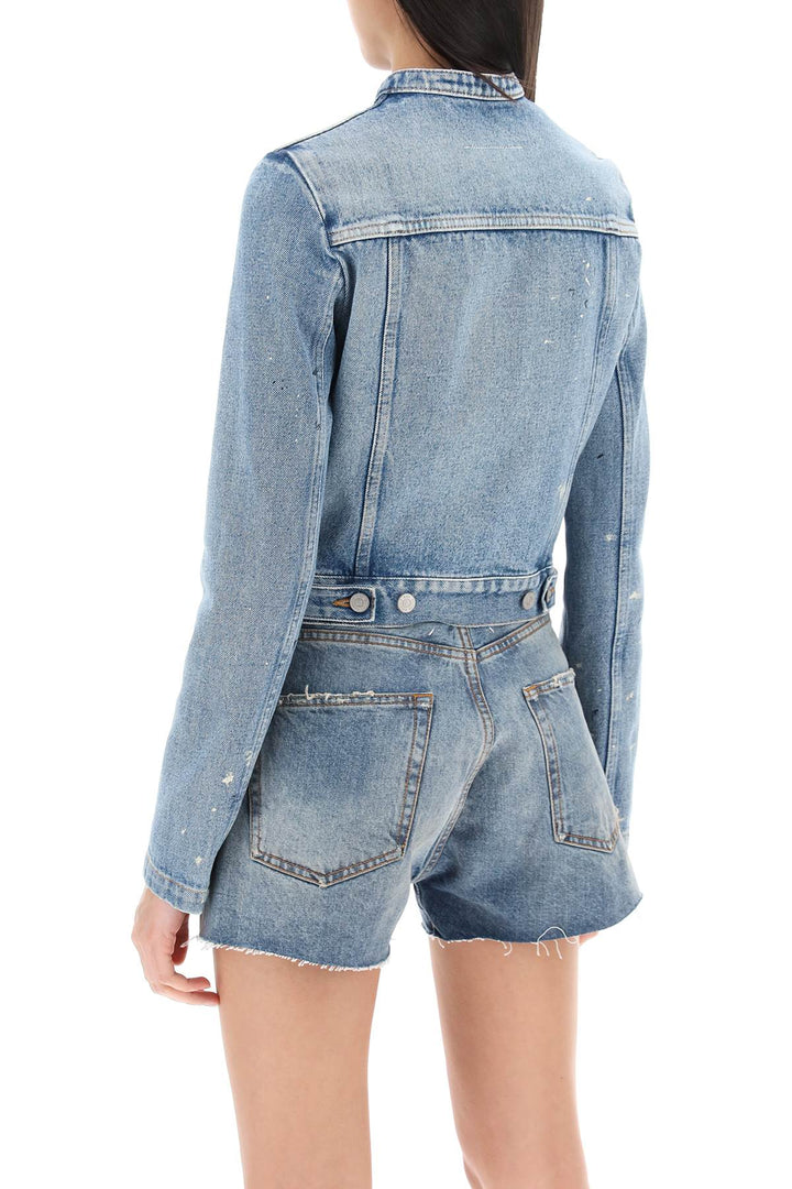 Denim Crewneck Jacket - MM6 Maison Margiela - Women