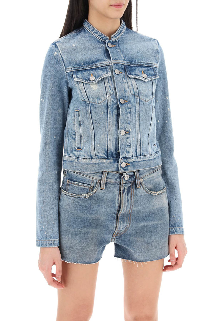 Denim Crewneck Jacket - MM6 Maison Margiela - Women