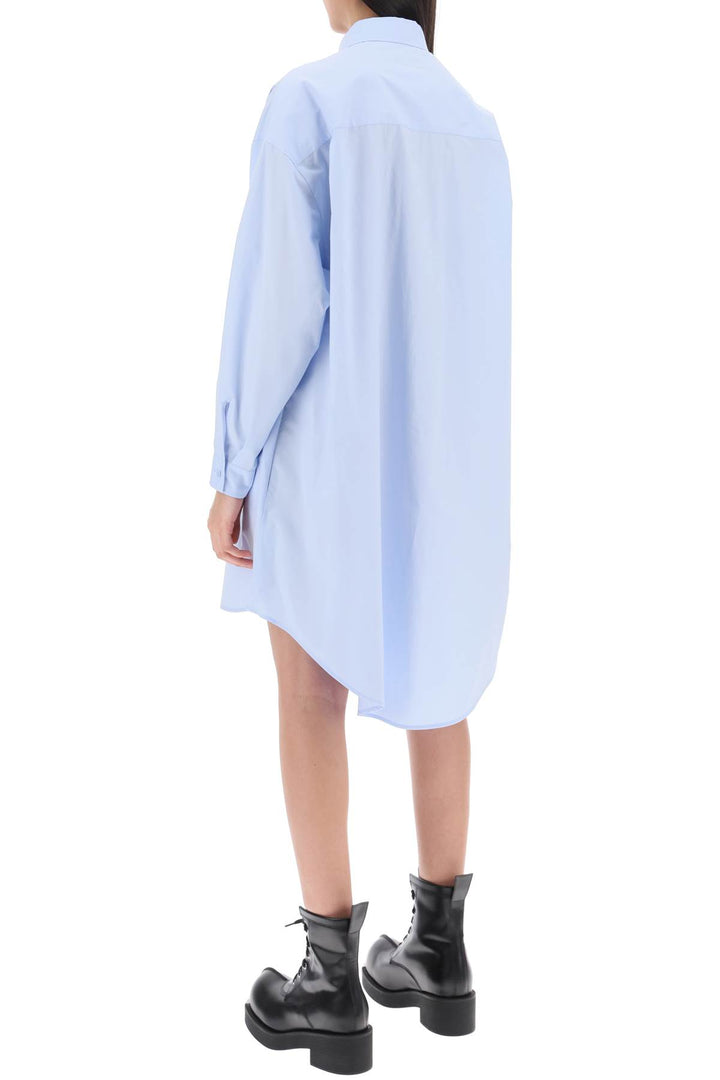 Shirt Dress With Numeric Logo - MM6 Maison Margiela - Women