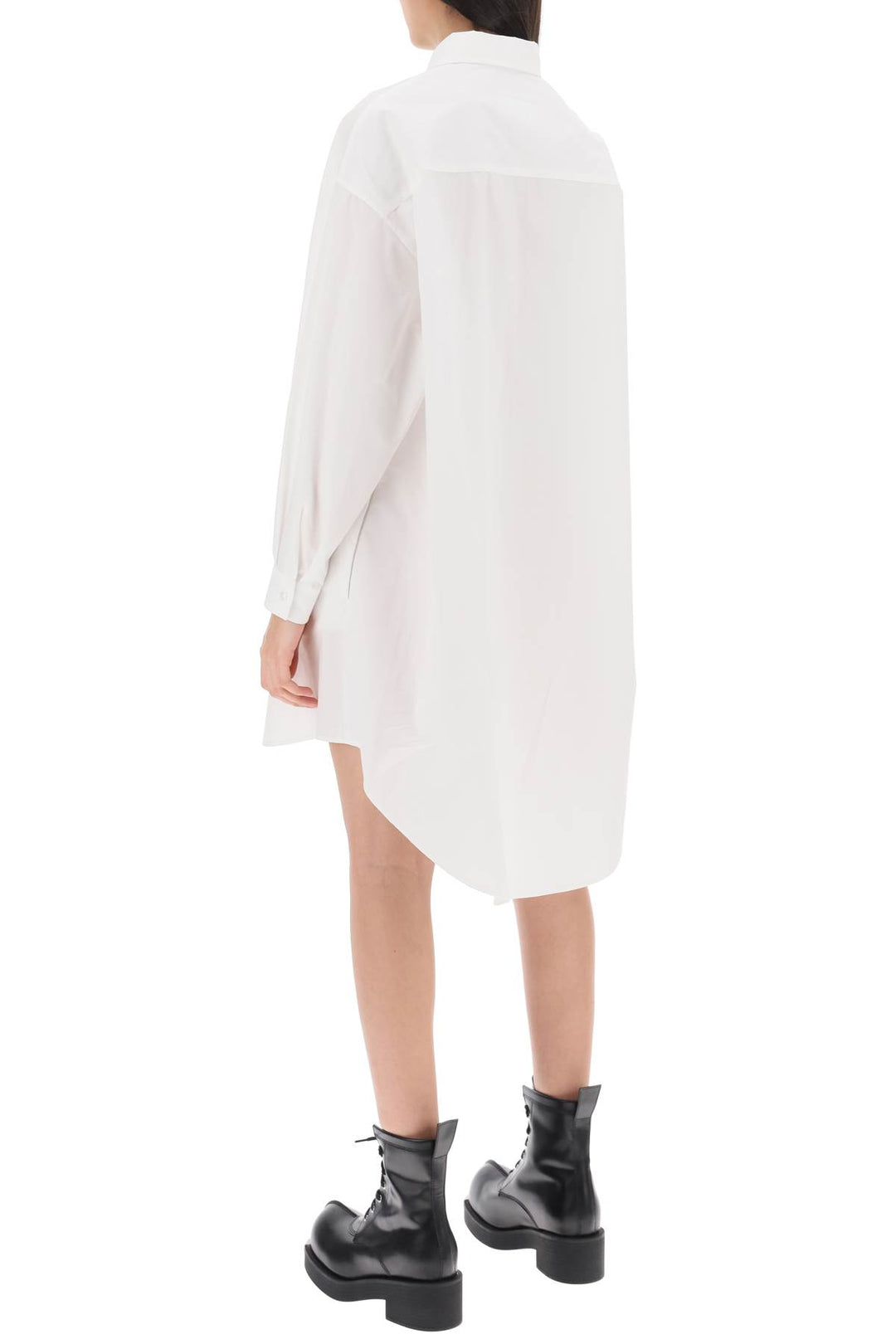 Shirt Dress With Numeric Logo - MM6 Maison Margiela - Women