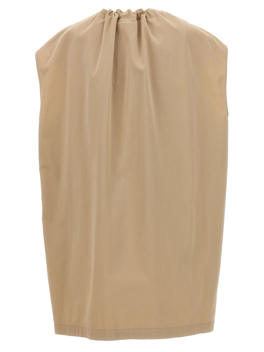 Gabardine Dress Dresses Beige