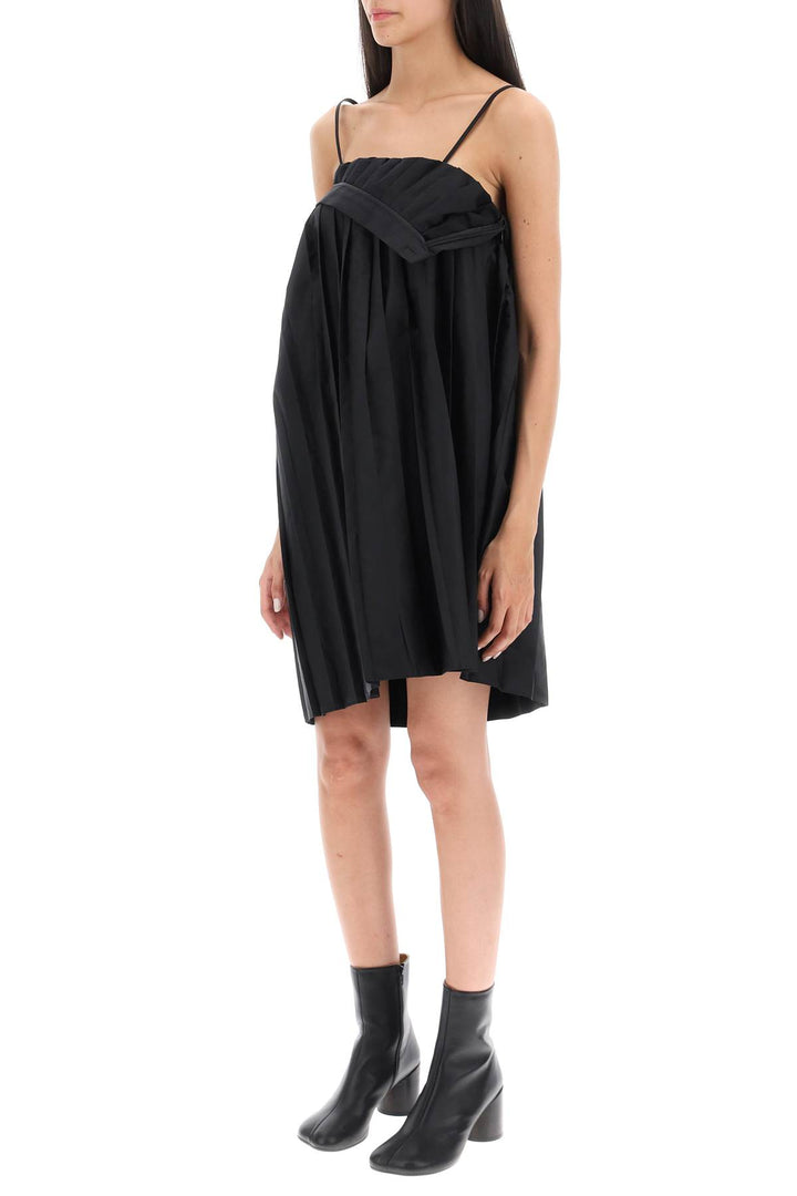 Trompe L'oeil Pleated Mini Dress - MM6 Maison Margiela - Women