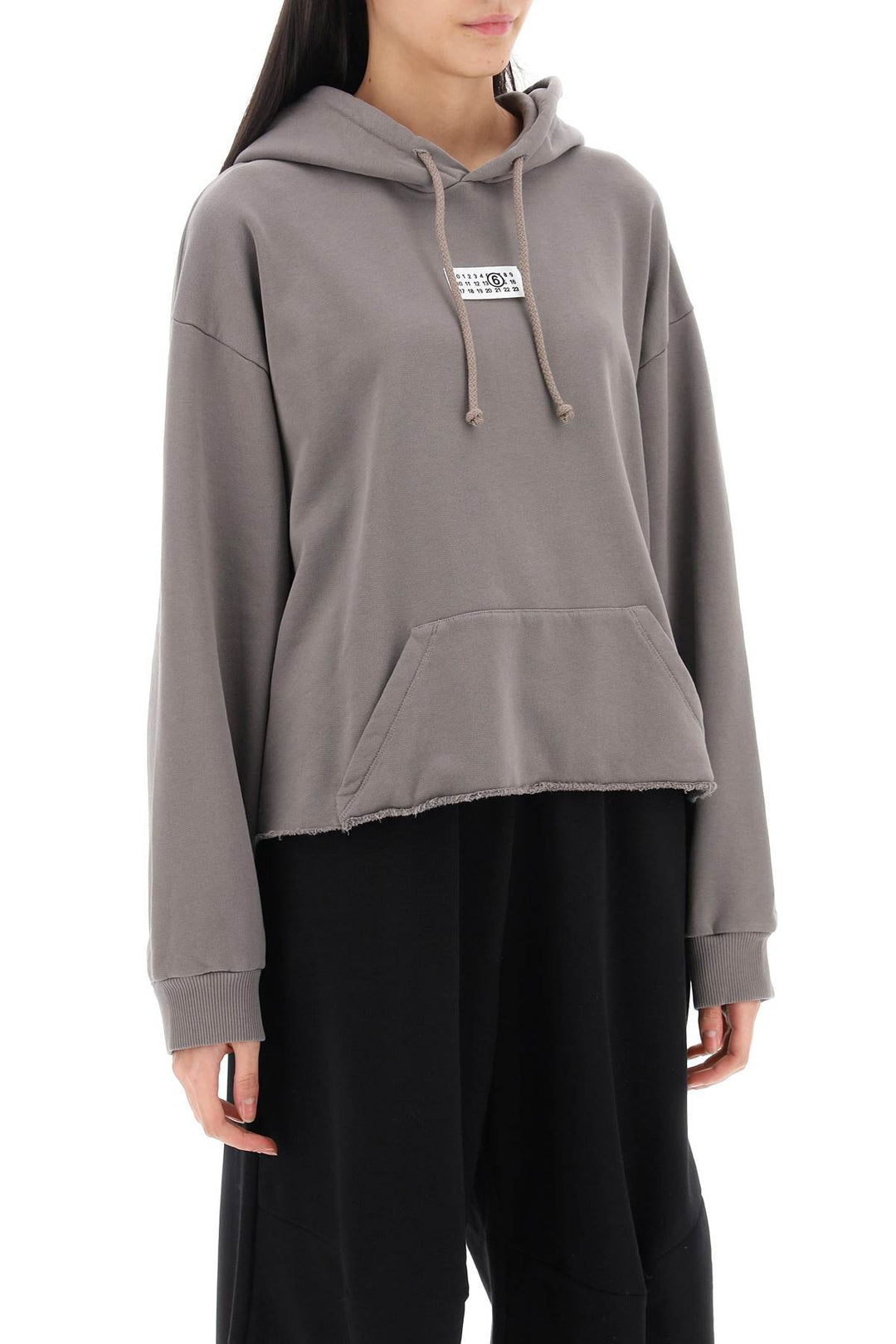 Hoodie With Numeric Logo - MM6 Maison Margiela - Women