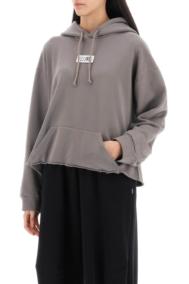 Hoodie With Numeric Logo - MM6 Maison Margiela - Women