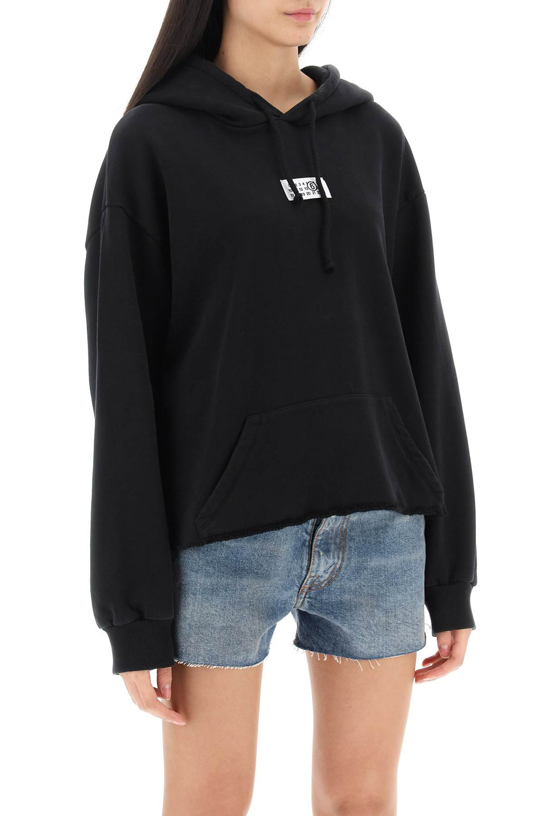 Hoodie With Numeric Logo - MM6 Maison Margiela - Women