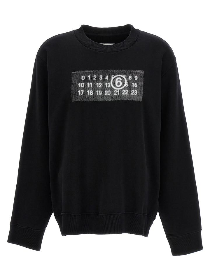 Logo Print Sweatshirt White/Black