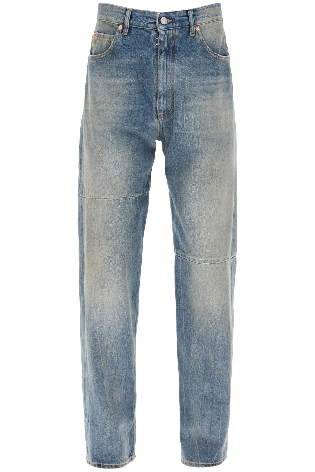 Sand Washed Loose Jeans - MM6 Maison Margiela - Men