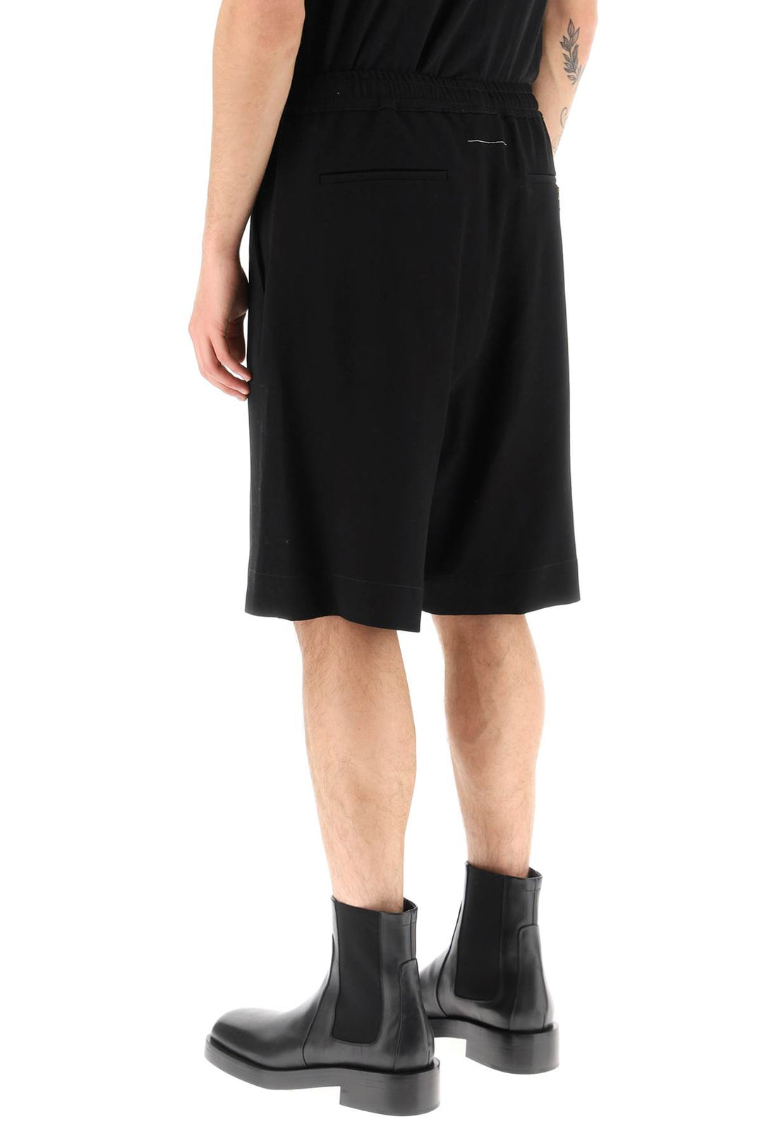 Wool Blend Shorts - MM6 Maison Margiela - Men