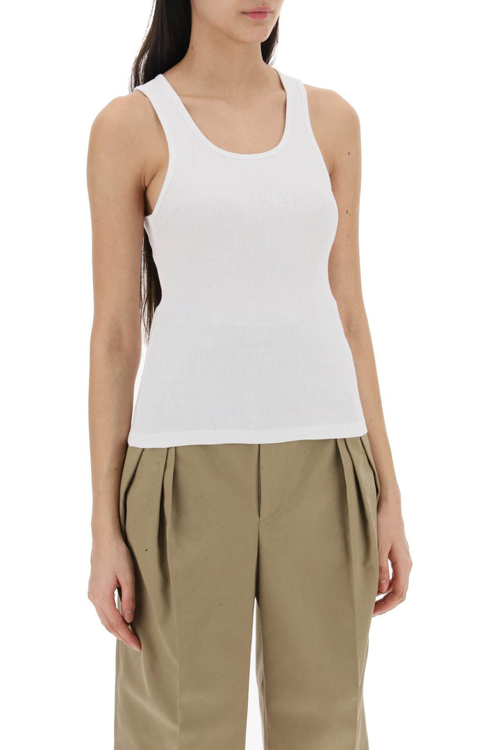 Tank Top With Numeric Logo - MM6 Maison Margiela - Women