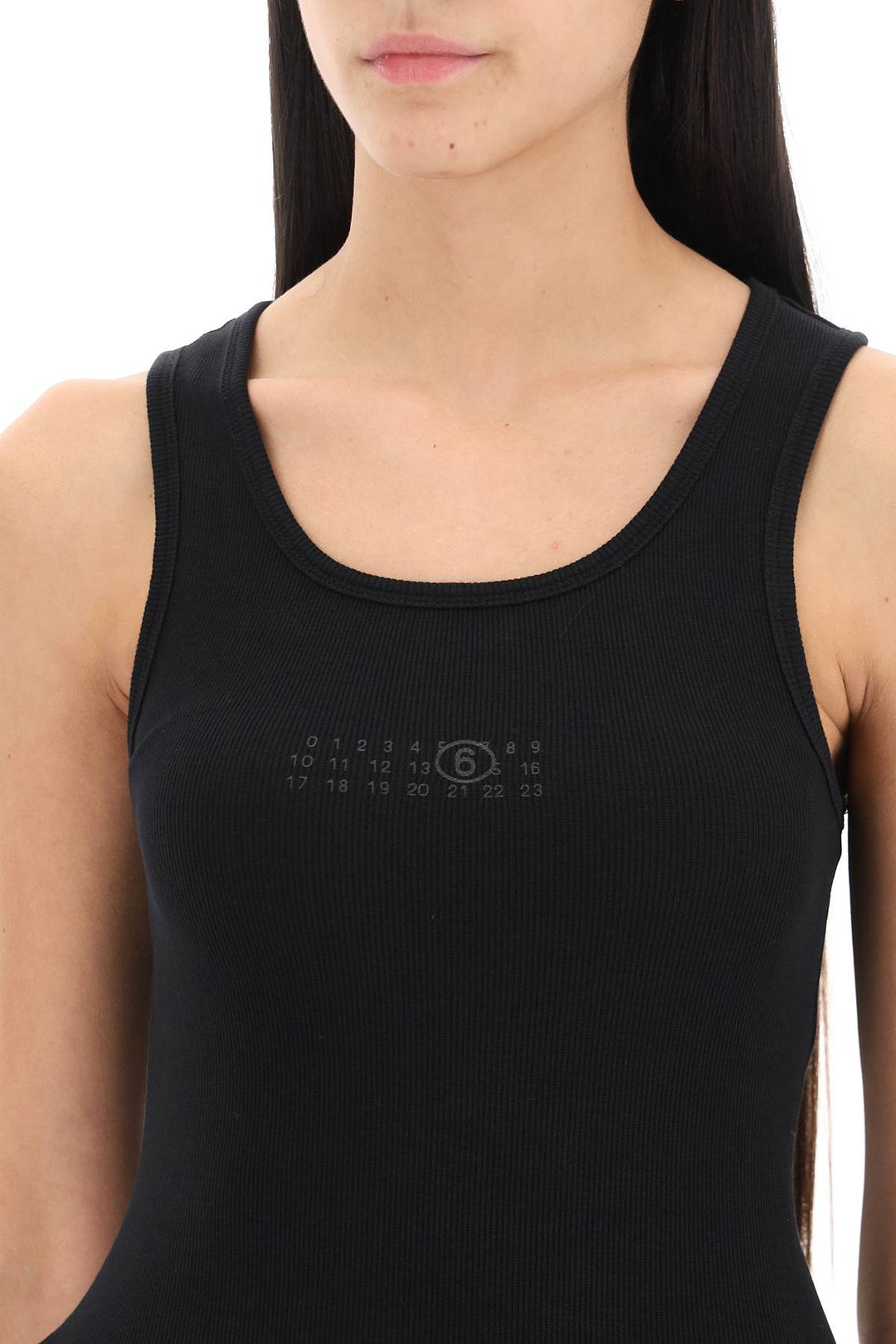 Tank Top With Numeric Logo - MM6 Maison Margiela - Women