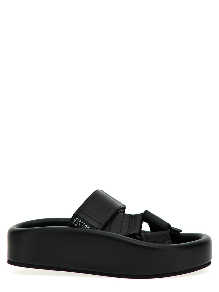 Leather Sandals Black