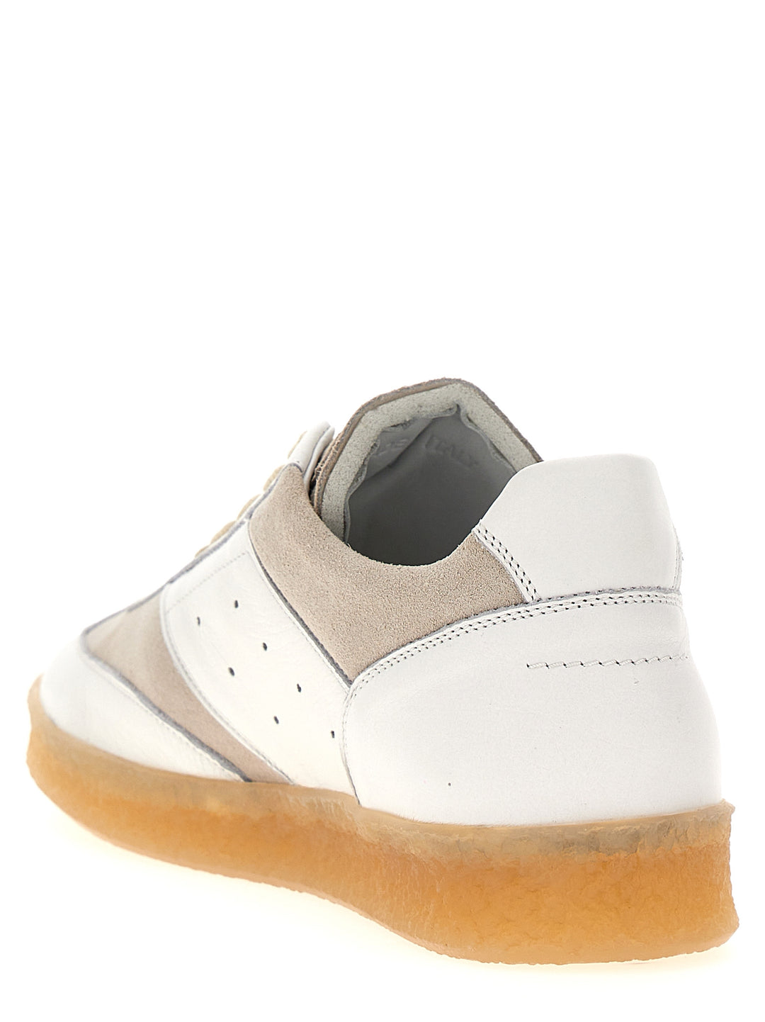 Suede Leather Sneakers White