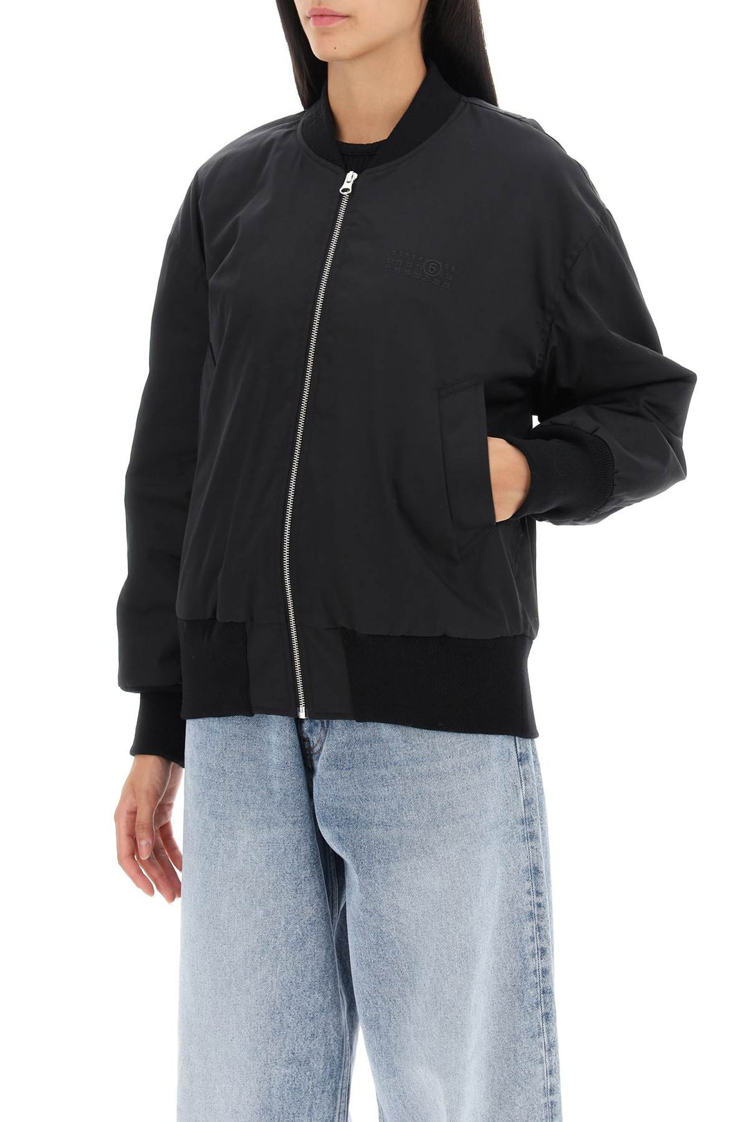 Technical Cotton Bomber Jacket - MM6 Maison Margiela - Women