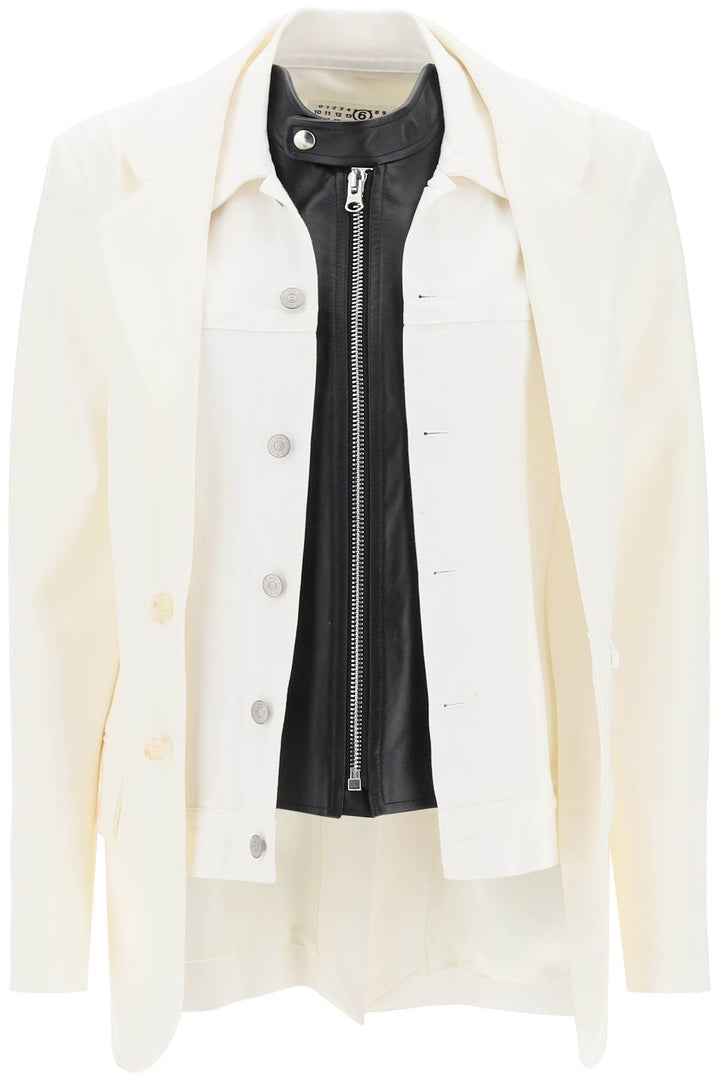 Trompe L'oeil Layered Blazer - MM6 Maison Margiela - Women