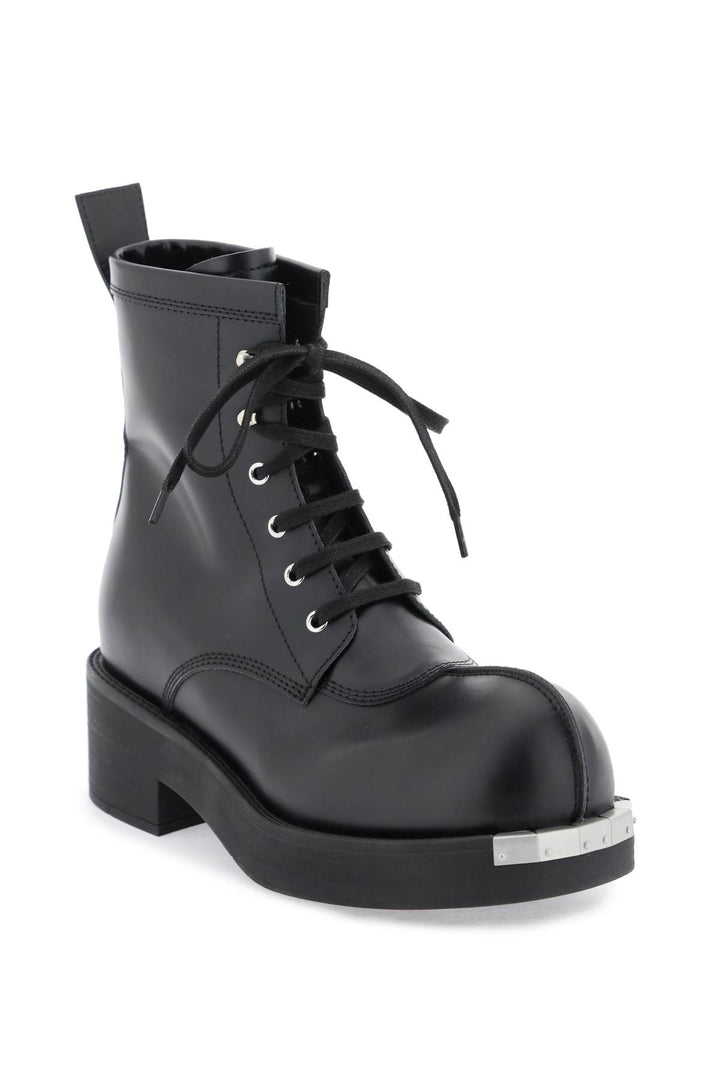 Leather Lace Up Ankle Boots - MM6 Maison Margiela - Women