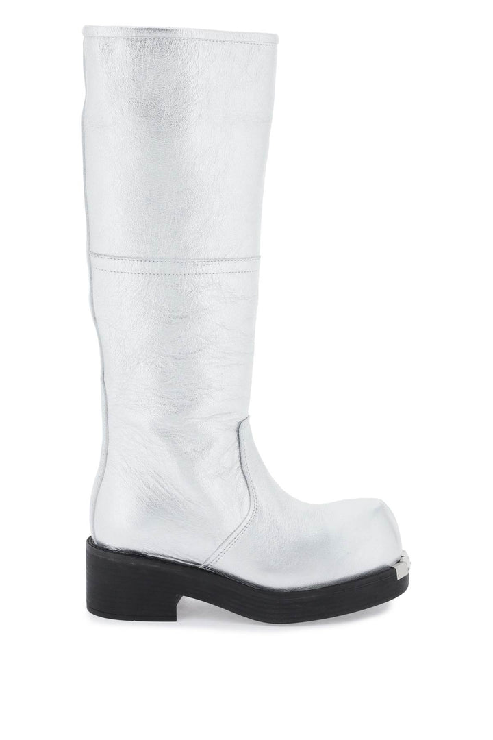 Laminated Leather Boots - MM6 Maison Margiela - Women