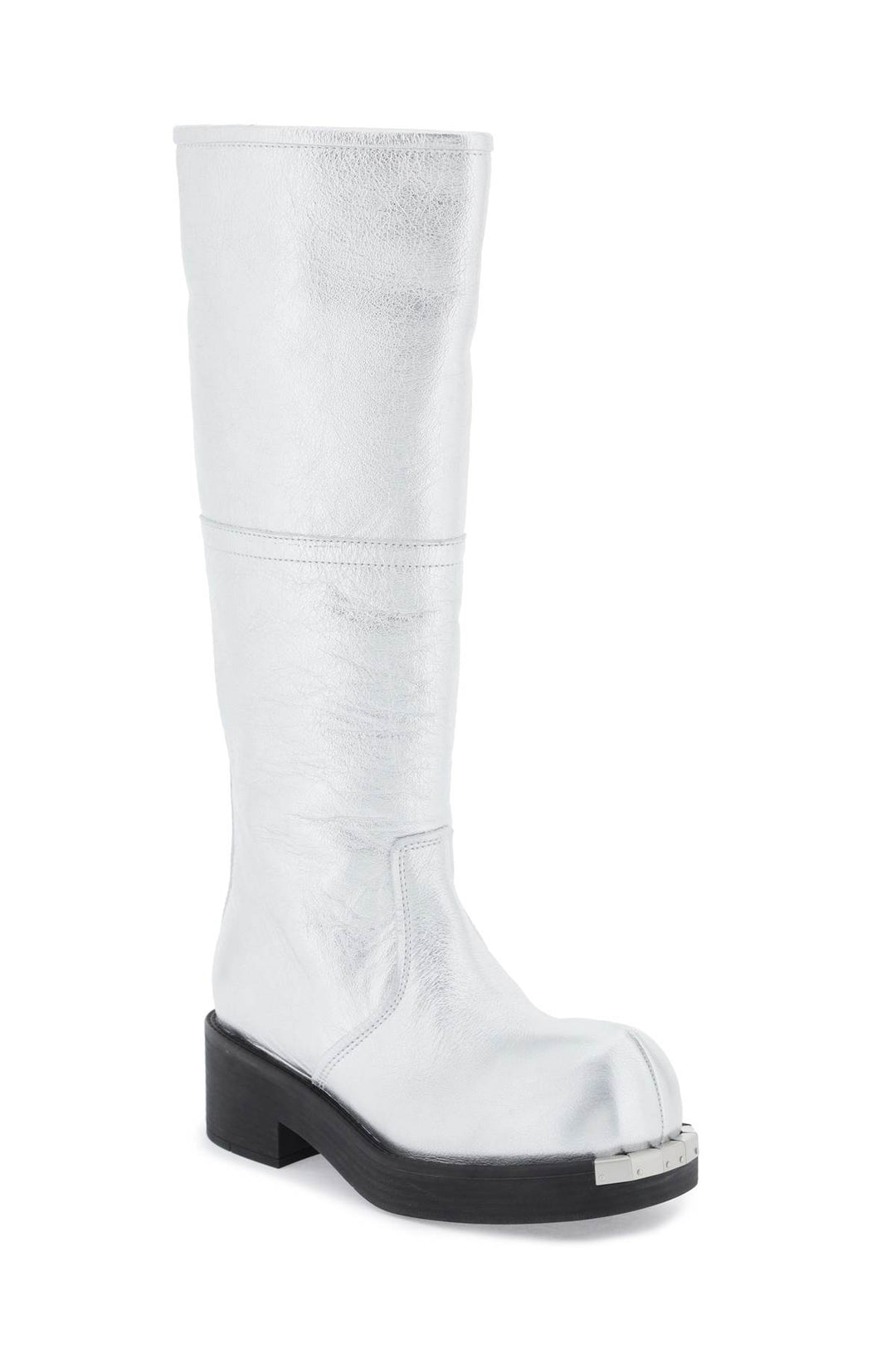 Laminated Leather Boots - MM6 Maison Margiela - Women