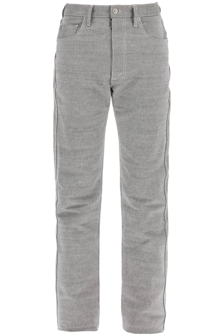 Pantaloni Cinque Tasche In Tela Effetto Mélange - Maison Margiela - Men