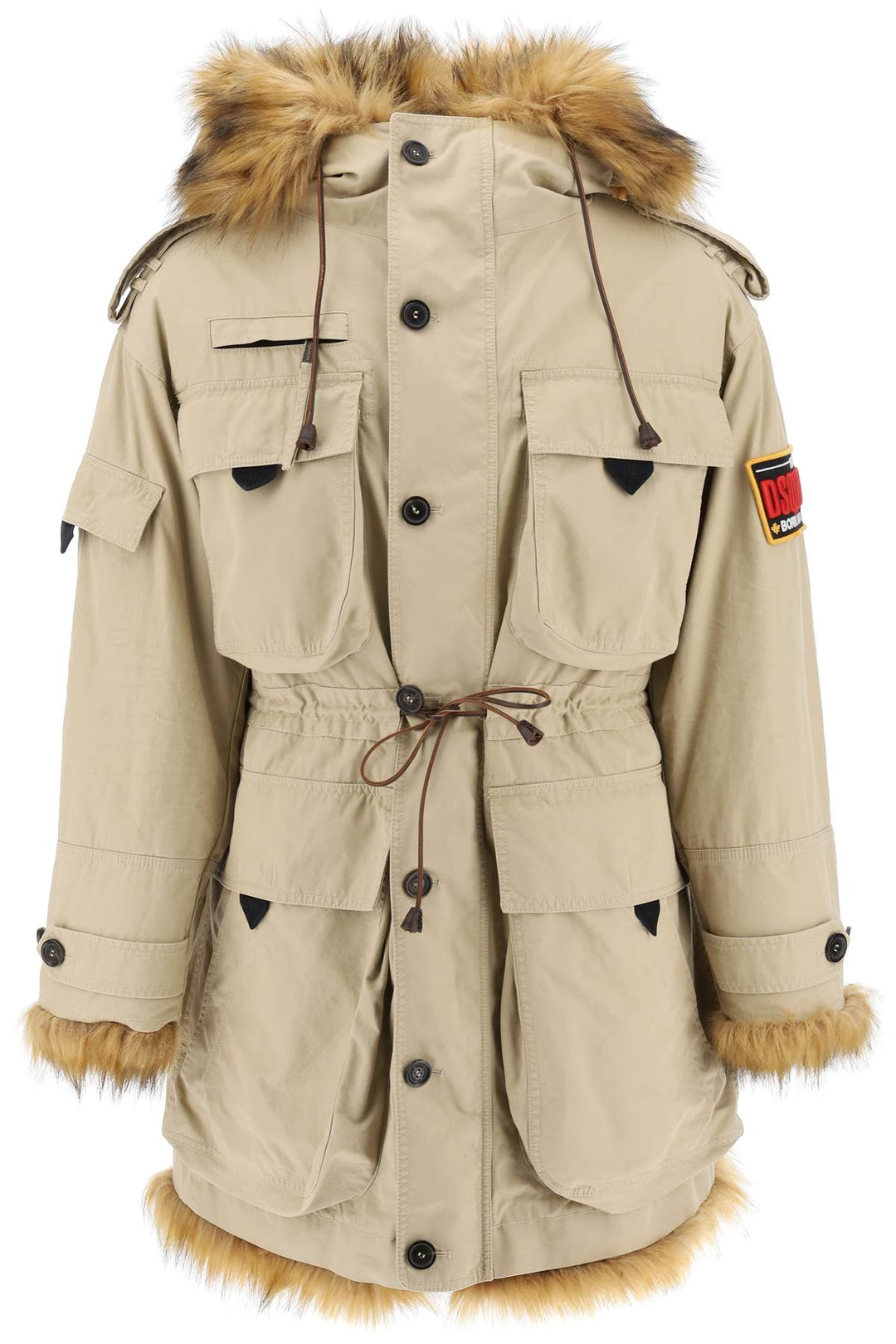 Canadian Parka With Eco Fur Lining - Dsquared2 - Men