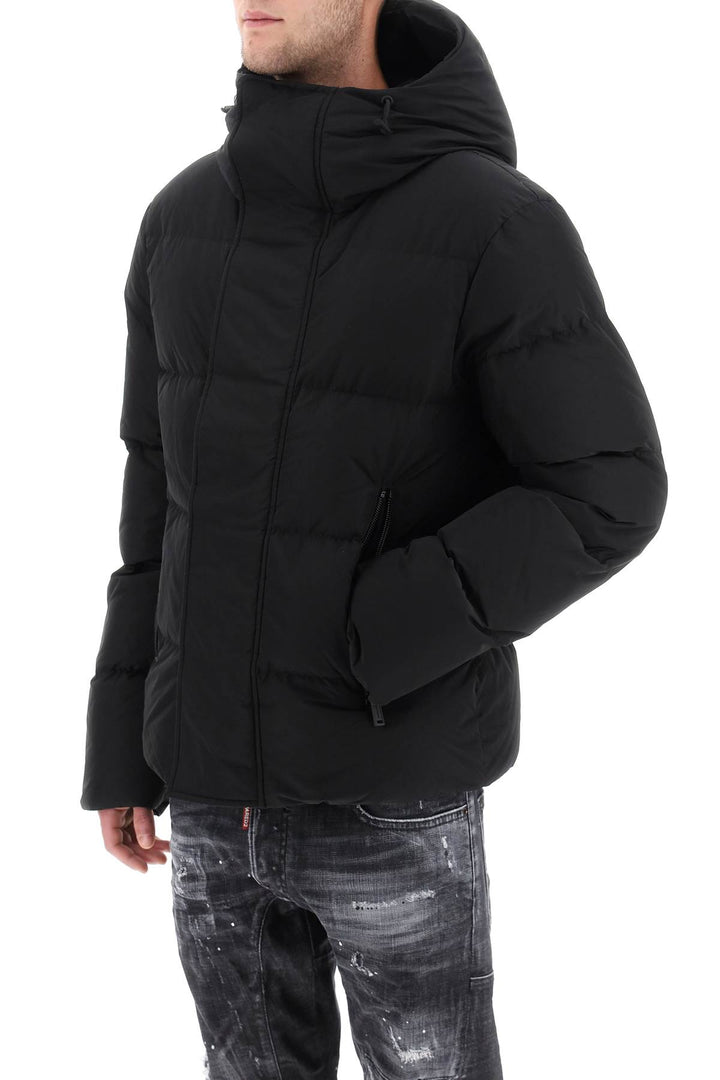 Short Hooded Down Jacket - Dsquared2 - Men