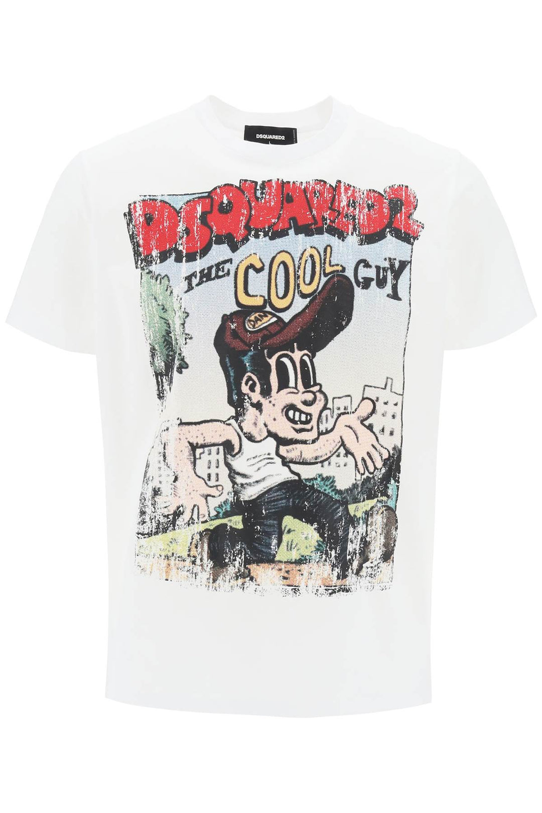 T Shirt With Graphic Print - Dsquared2 - Men