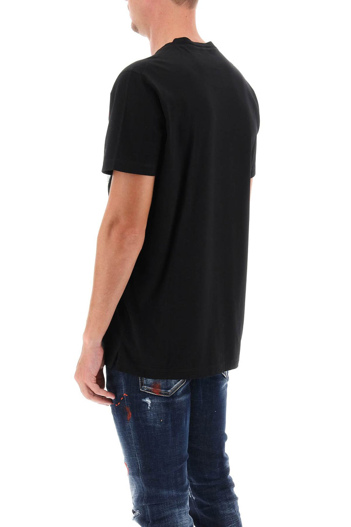 T Shirt With Graphic Print - Dsquared2 - Men