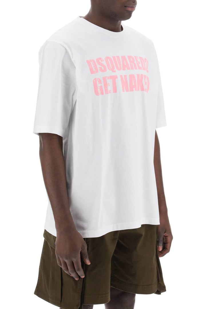 Skater Fit Printed T Shirt - Dsquared2 - Men