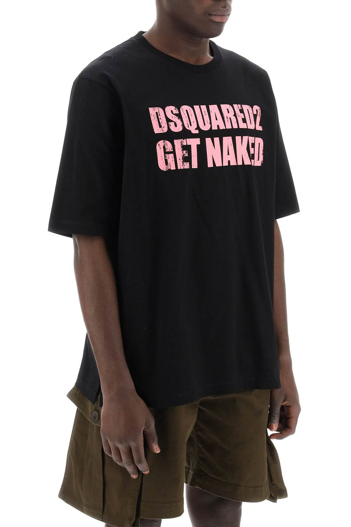 Skater Fit Printed T Shirt - Dsquared2 - Men