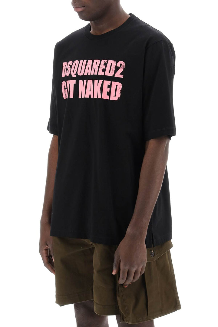 Skater Fit Printed T Shirt - Dsquared2 - Men