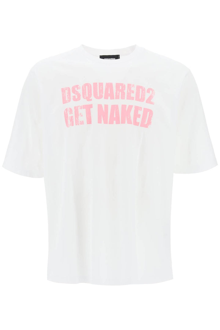 Skater Fit Printed T Shirt - Dsquared2 - Men