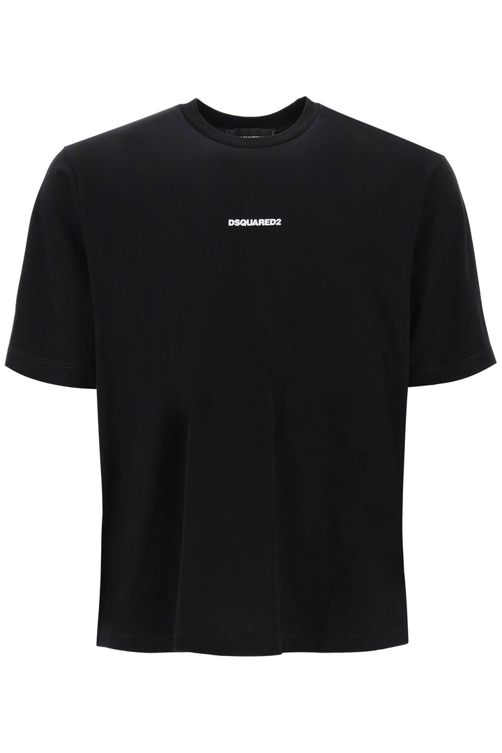 T Shirt Slouch Fit Con Stampa Logo - Dsquared2 - Men