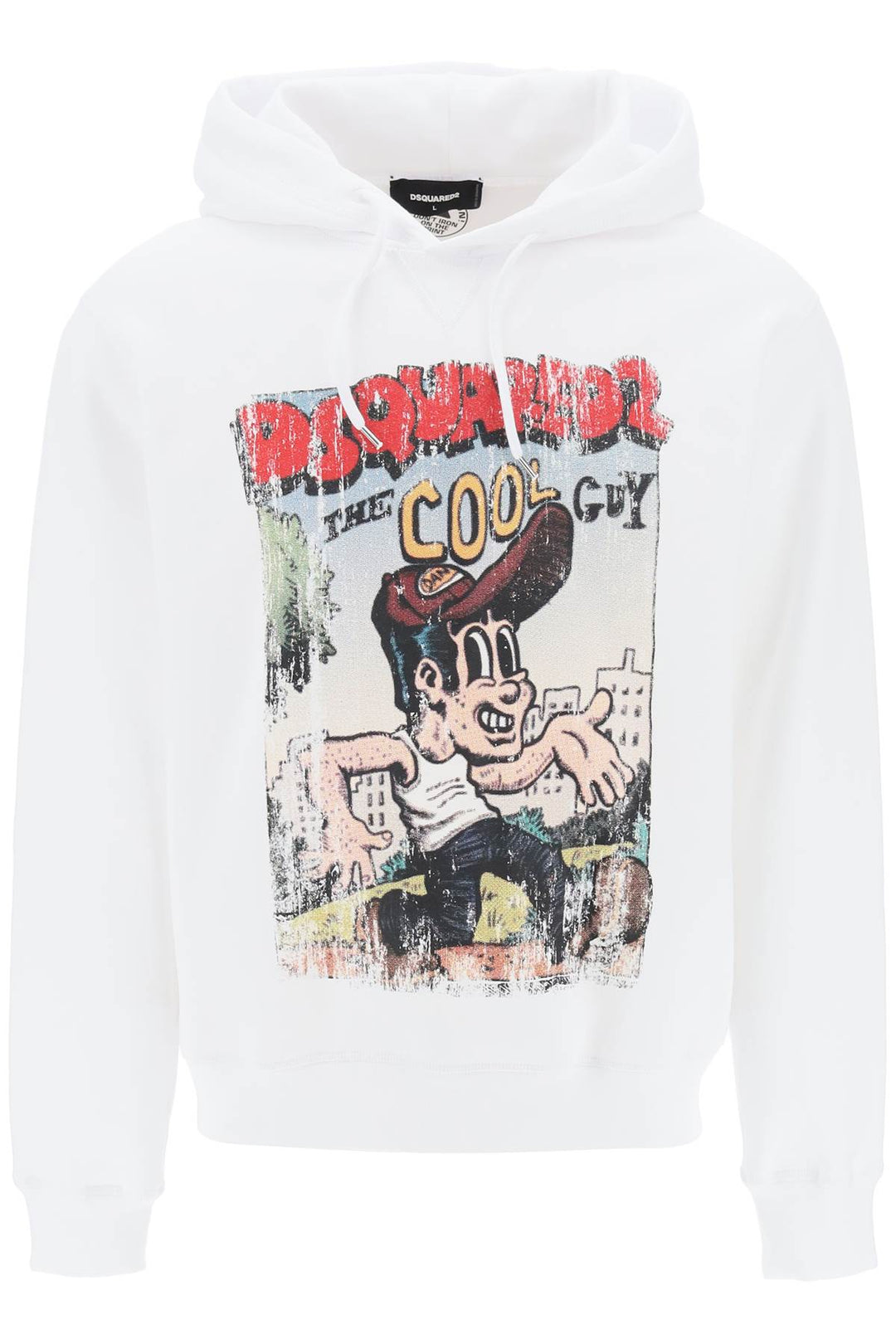 Hoodie With Graphic Print - Dsquared2 - Men