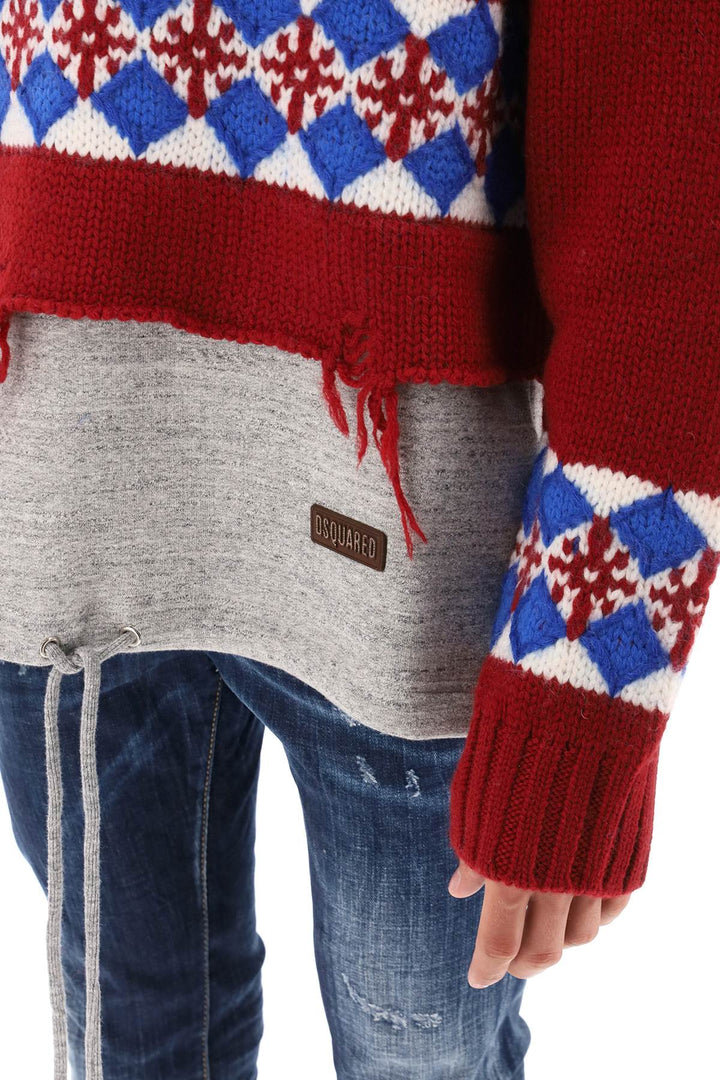 Canadian Hybrid Sweater - Dsquared2 - Men