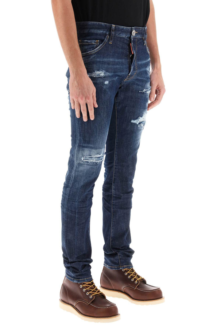 Dark Ripped Wash Cool Guy Jeans - Dsquared2 - Men