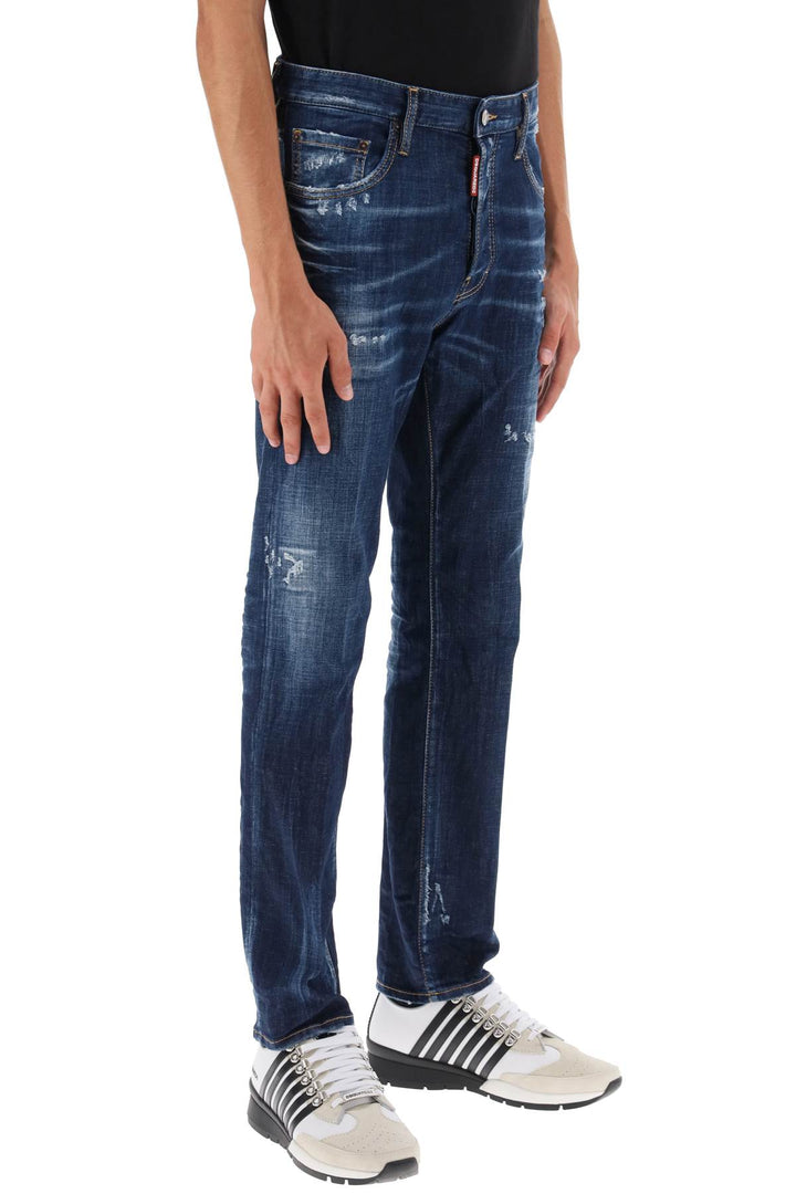 Dark Easy Wash 642 Fit Jeans - Dsquared2 - Men